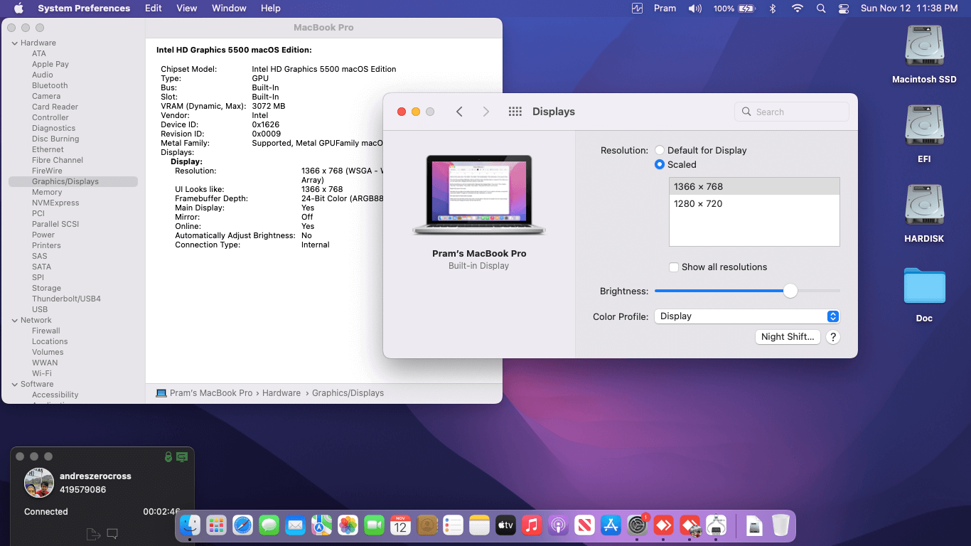 Acer Aspire E5 473 35YW [Broadwell   Intel HD 5500 + PS2]   OpenCore 1